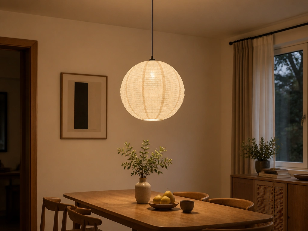 Strong Lighting wabi sabi fabric pendant lamp